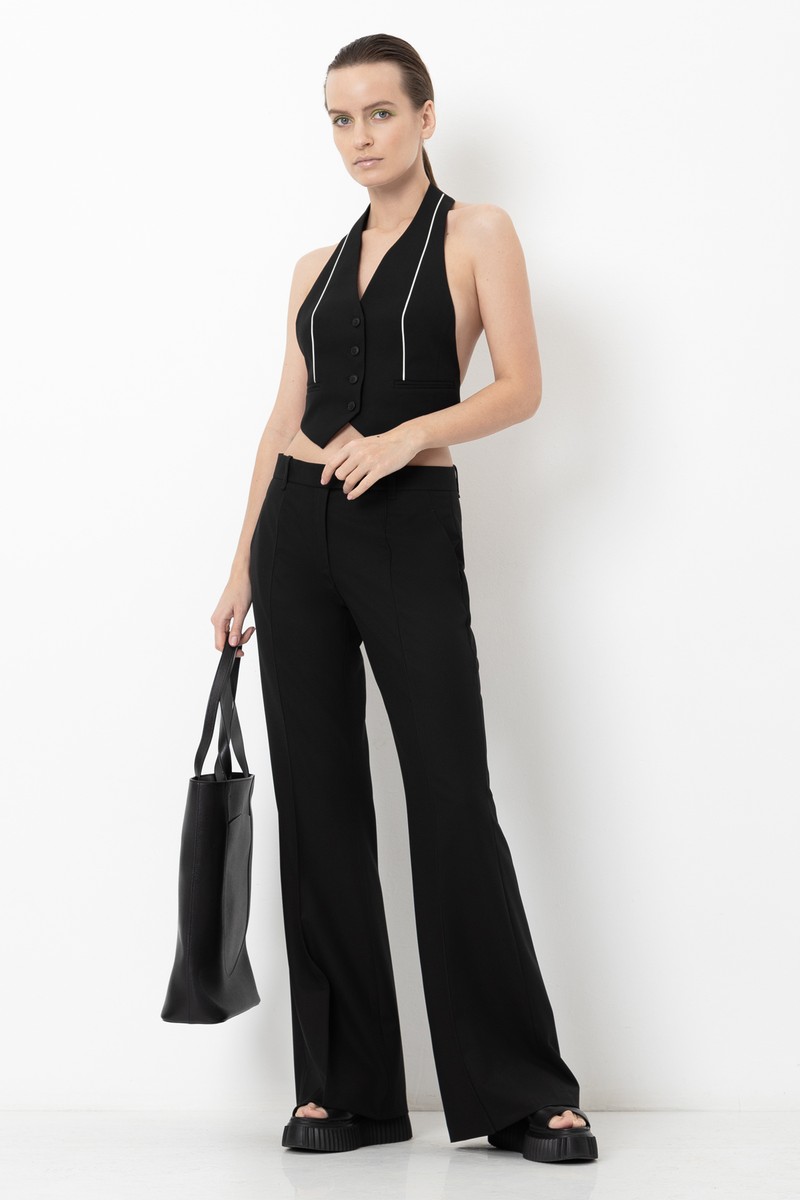 Брюки с акцентной отделкой