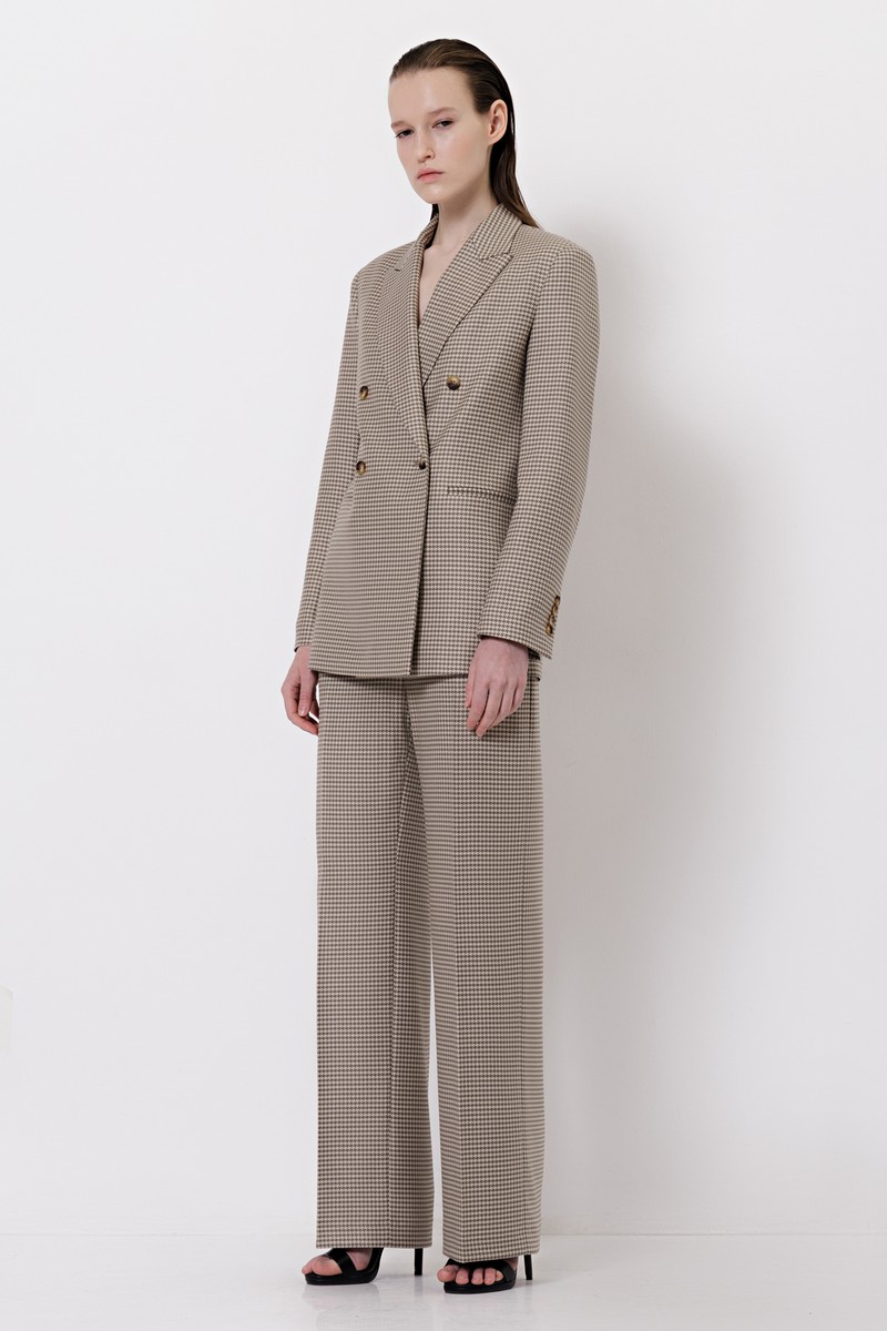 Жакет в гусиную лапку